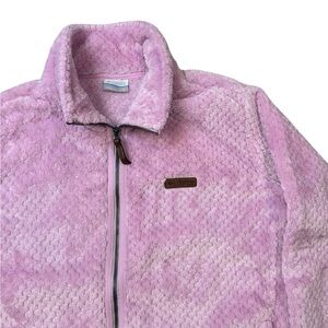 Columbia Women's Fire Side II Sherpa Full Zip Fleece XL Pink